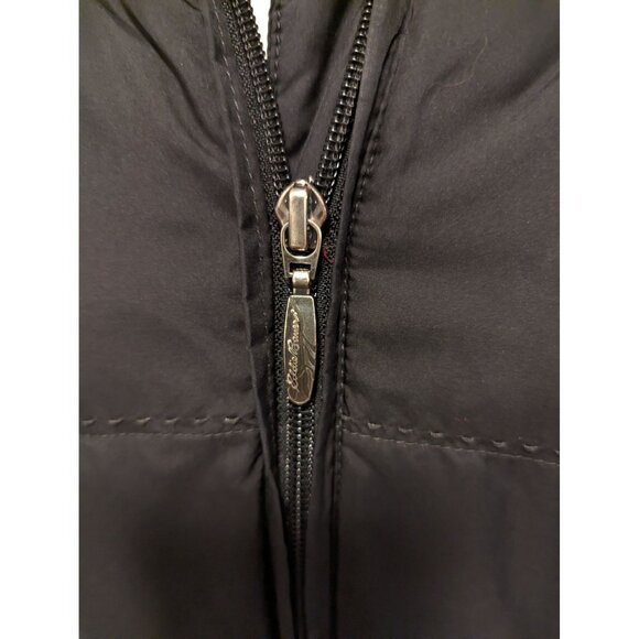 Eddie Bauer Premium Goose Down Quilted Puffer Vest Black Medium - Picture 2 of 5